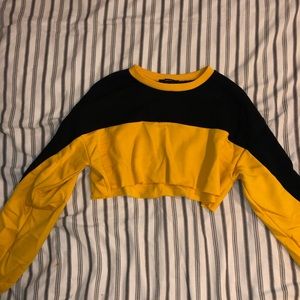 cropped forever 21 crewneck